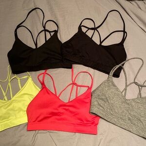 5 sports bras SMALL